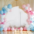 thumbnail image 5 of EastVita Wedding Arch Cover Spandex Fitted Arch Covers Round Top Chiara Arch Backdrop Cover for Baby Party Birthday Banquet Shower-1PC, 5 of 7