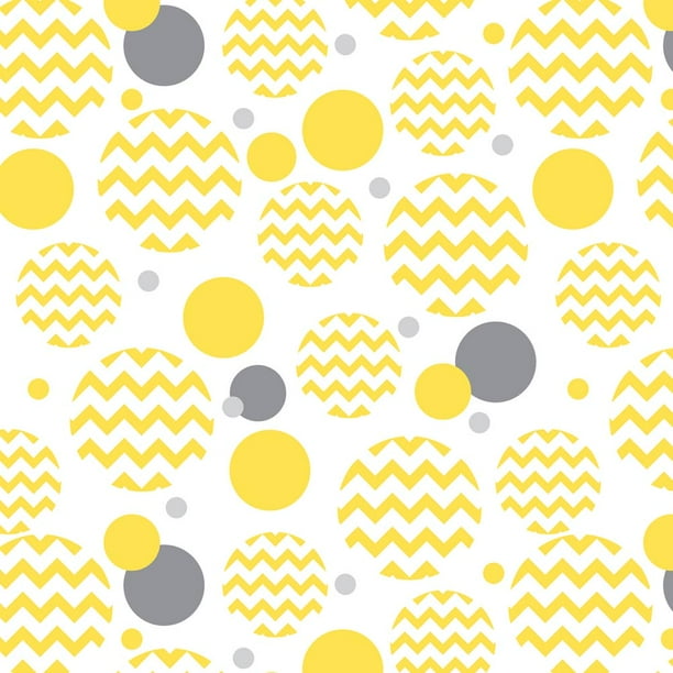 Chevrons Yellow Premium Gift Wrap Wrapping Paper Roll Pattern