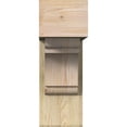 thumbnail image 2 of Ekena Millwork 8"W x 22"D x 22"H Olympic Block Rough Sawn Bracket w/ Offset Brace, Douglas Fir, 2 of 25