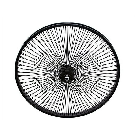 bike 24" 144 Spoke Front Wheel 14G Black.,bicycle wheel