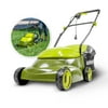 Sun Joe 14" Electric Lawn Mower & Stringless Electric Trimmer/Edger Bundle