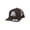 Black/Black/White, variant on Gravity Outdoor Retro Trucker Snapback Hat - Black/Black/Black