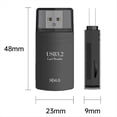 thumbnail image 2 of Lector de Tarjetas USB 3.2 TF/SD 2 en 1, Lector de Tarjetas Multiunidad Portátil para Computadora, Portátil, Tableta, Transferencia de Datos Más Rápida., 2 of 5