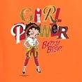 thumbnail image 5 of Wild Bobby Betty Boop Winking Girl Power Femenist Betty Boop Womens T-Shirt, Orange, Small, 5 of 5
