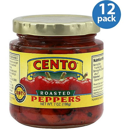 Cento Roasted Peppers, 7 oz (Pack of 12)