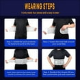 thumbnail image 4 of JIUFENTIAN Back Braces for Lower Back Pain Back Support Brace Waist Support Belt Waist Belt Back Pain 1 Pack-L, 4 of 8