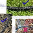 thumbnail image 6 of 2025 Flat Soaker Hose 150 ft for Garden, 150' (75ft x 2) Linkable Drip Hose Diy Garden Irrigation System Saving 80% Water, Dual-layer Leak-free Design Water Hose with Holes, 6 of 8