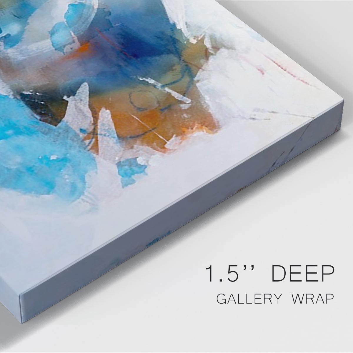 Misty Blue II Premium Gallery Wrapped Canvas - Ready to Hang