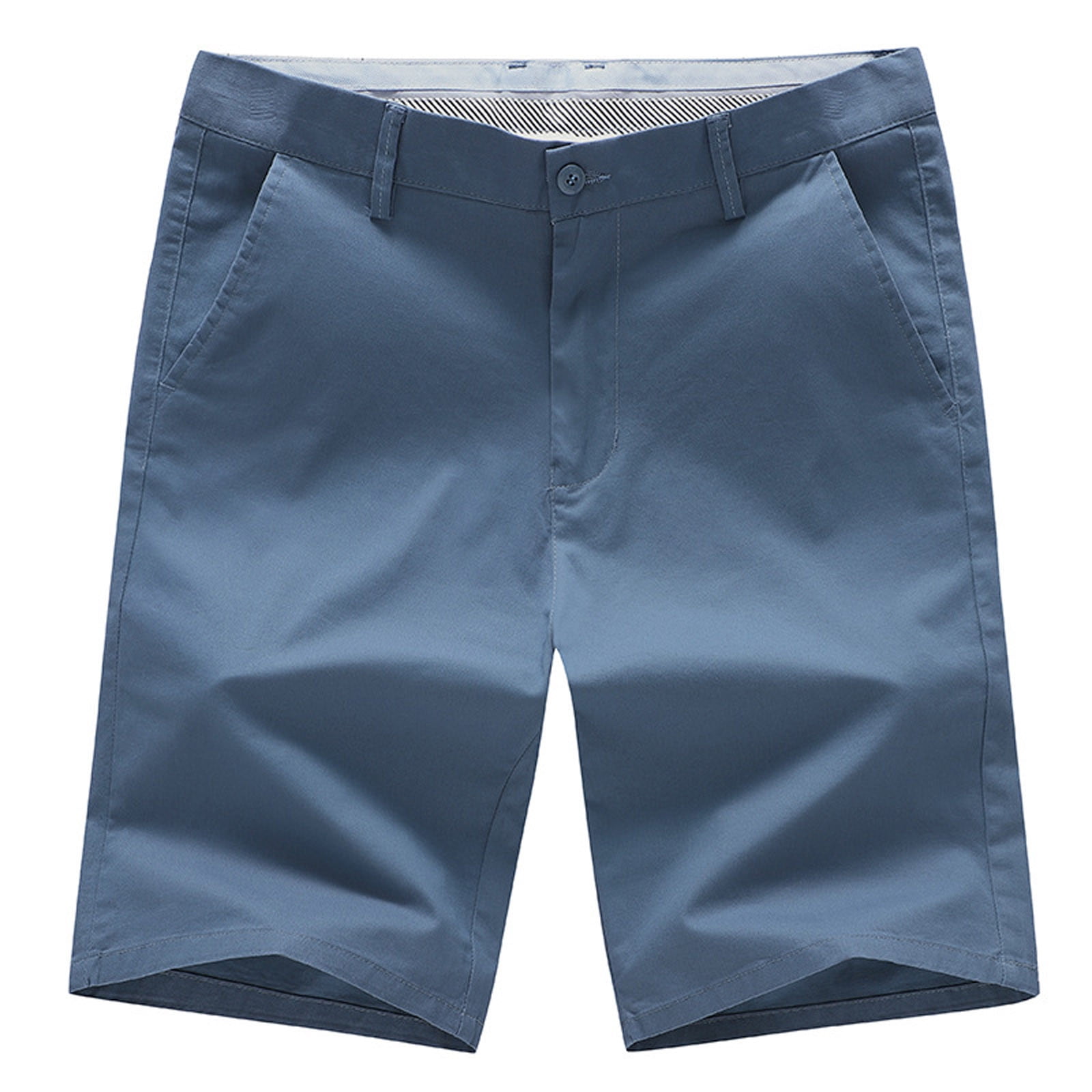 Men's Mid-Length Casual Shorts, Stretch Dress Pants Shorts with