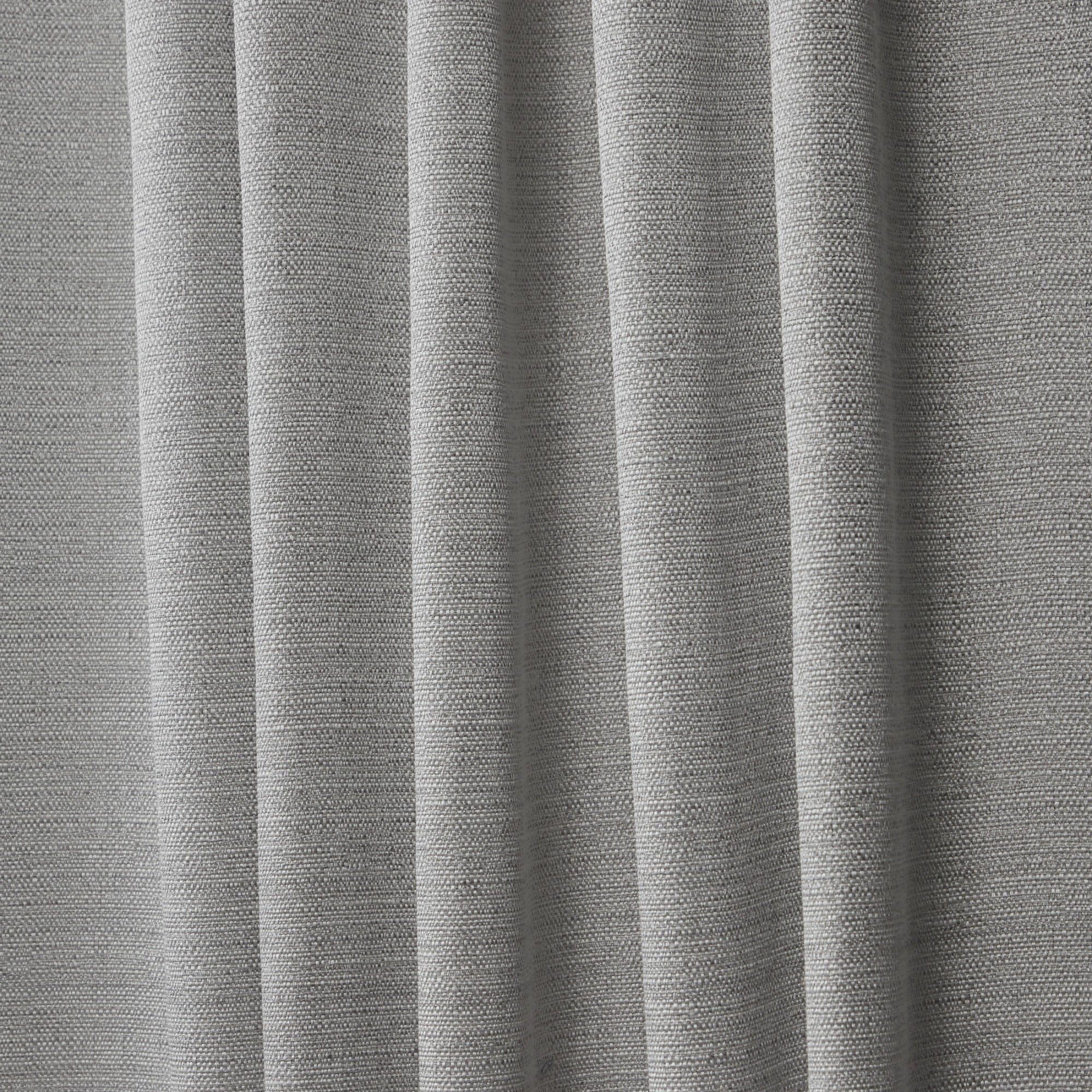 Nicole Miller Mellow Slub Textured Hidden Tab/Rod Pocket Top Light Filtering Curtain Panel Pair, 54"x96", Dove Grey