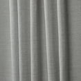 thumbnail image 4 of Nicole Miller Mellow Slub Textured Hidden Tab/Rod Pocket Top Light Filtering Curtain Panel Pair, 54"x96", Dove Grey, 4 of 7