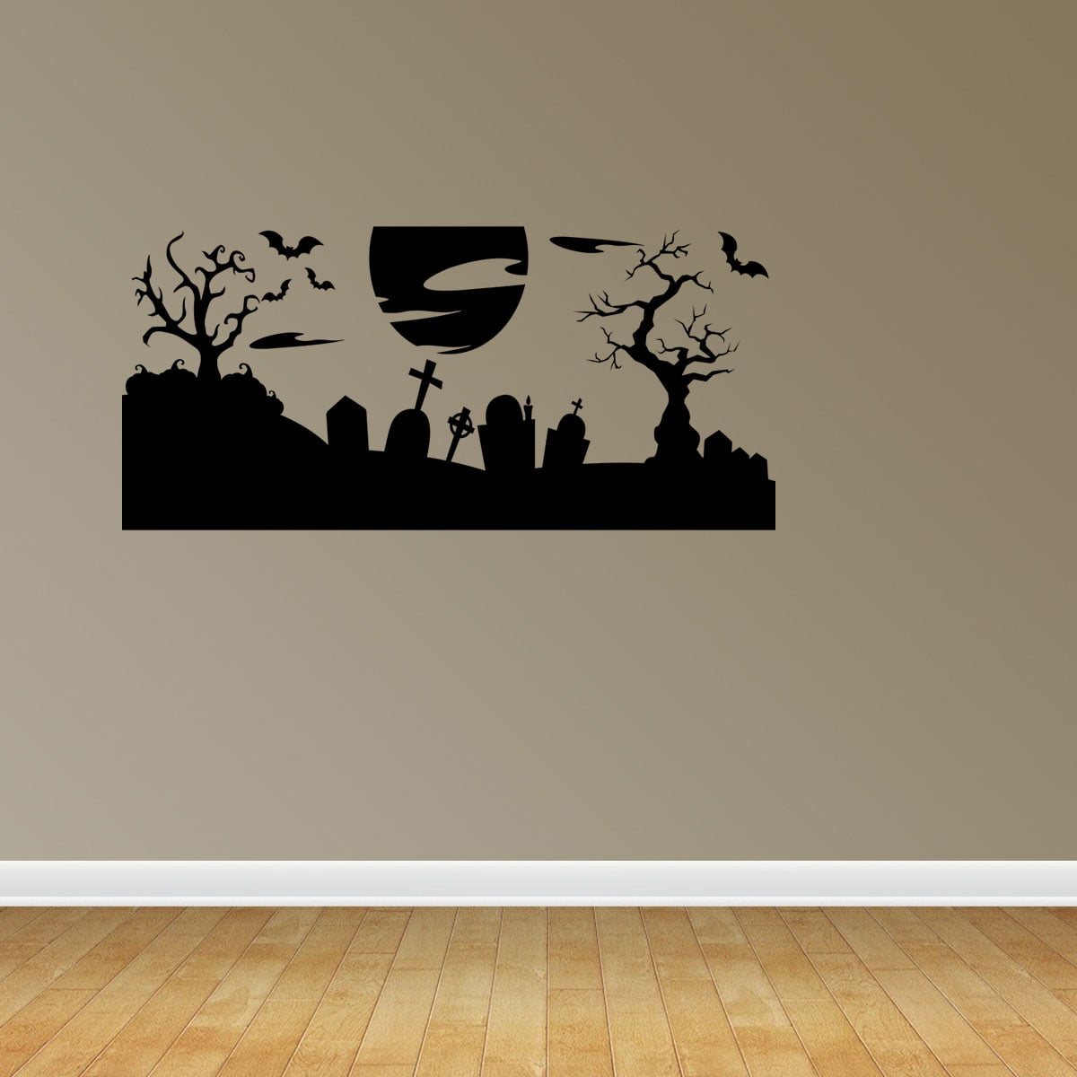 Spooky Halloween Wall Scene Stickers Vinyl Decal Door Window Decoration 5 sizes 