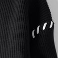 thumbnail image 6 of Yiliang Big and Tall Mens SweatersFall and Winter Long Sleeve Warm and Thermal Top Clothes ,Black,XL, 6 of 6
