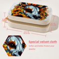 thumbnail image 5 of Unicorn Sunflower Velvet Portable Jewelry Organizer with Removable Compartment - Necklace Holder and Gift Box, 5 of 7
