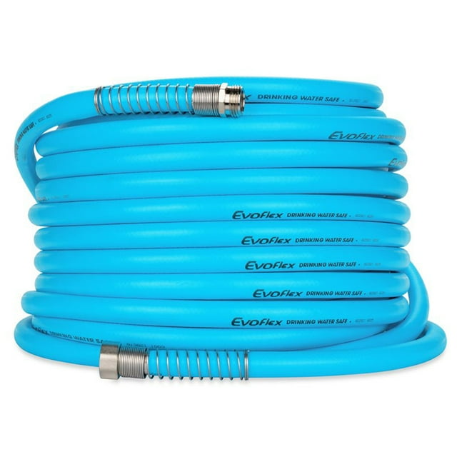 Camco EvoFlex 75' RV and Marine Drinking Water Hose for Outdoor Recreation