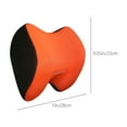 thumbnail image 3 of CxhicLuv Car Neck Headrest, Auto Memory Foam Pillow, Breathable 4D Mesh Removable Cover, Vehicle Seat Accessories, Neck Support & Fatigue Relief for Car Owners, Long-Distance Drivers, Orange, 3 of 8