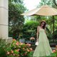 thumbnail image 4 of Vestido Casual para Mujer Verano Correa De Espagueti Ajustable Escalonado Sin Espalda Volantes Recortados Sueltos （Verde）,2XL, 4 of 5