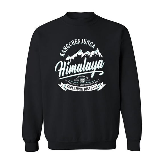Kangchenjunga Mountain Sweatshirt Men -Image by Shutterstock, Male Small