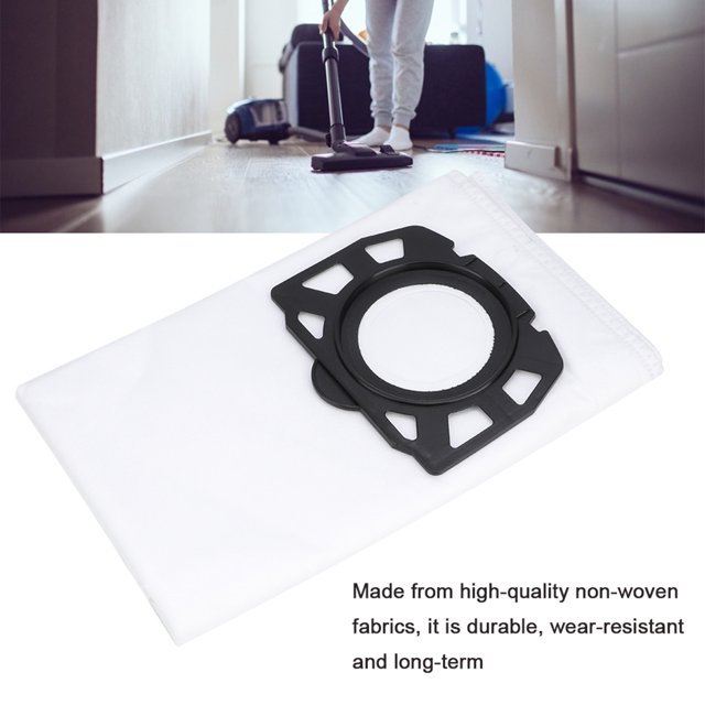 Non Woven Vacuum Cleaner Filter Bag, 5 Pack, Sealing Property, Simple Use, Convenient Vacuum Storage, Fit for MV4 MV5 MV6 WD4 WD5 WD6