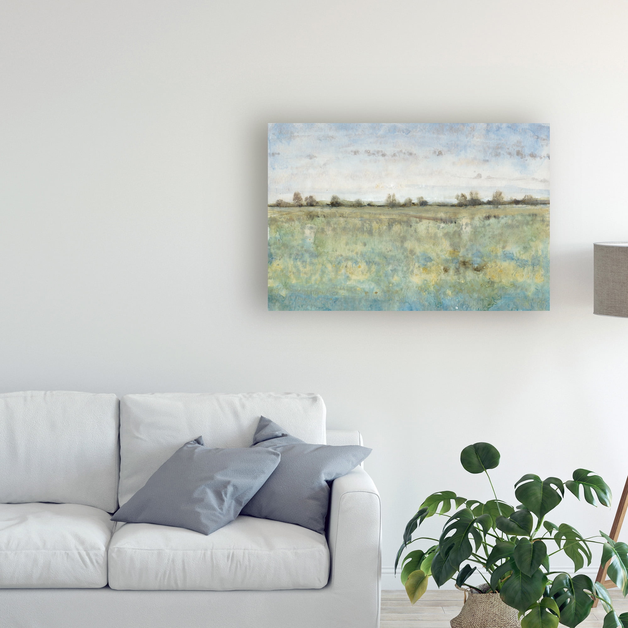 Trademark Fine Art 'Grazing Land III' Canvas Art by Tim OToole