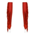 thumbnail image 4 of CHICTRY Adult Sequin Fringe Fingerless Gloves Shiny Metallic Long Opera Gloves for Club Party Red One Size, 4 of 5