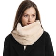 thumbnail image 2 of Bufanda cálida de cuello de piel de moda 2023, unisex, para exteriores, senderismo, bufandas gruesas de felpa sólida, para niños y mujeres, para ciclismo, 2 of 5