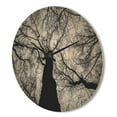thumbnail image 3 of Designart 'Sky View Throught Winter Branches ' Modern Wood Wall Clock, 3 of 5