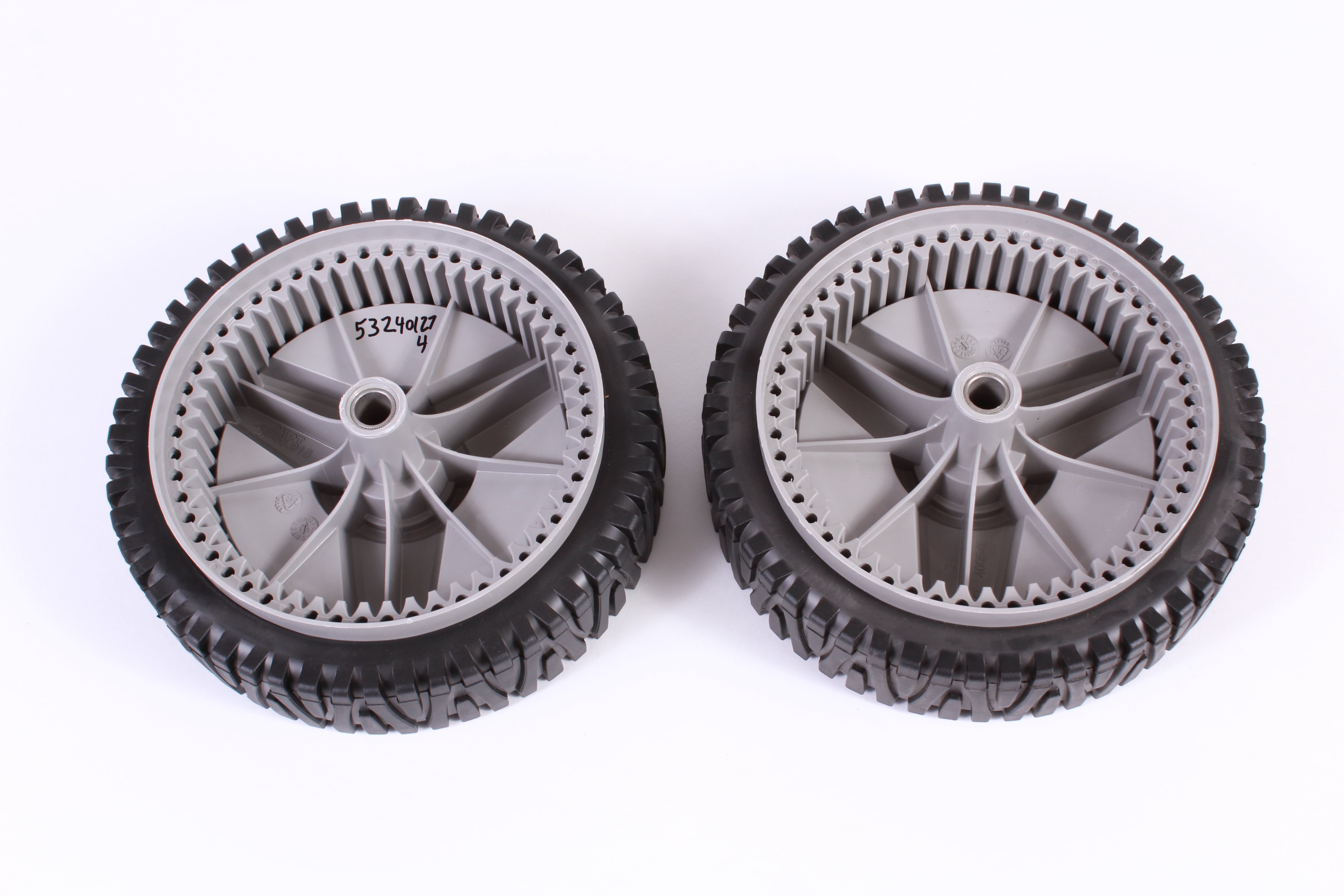 2 Husqvarna OEM 532401274 Wheels Replaces 401274X460 and 401274 WHEELS