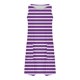 thumbnail image 4 of Vestido de Verano para Mujeres, Vestido de Cuello Redondo sin Mangas de Bolsillo de Impresión de Moda Casual Hecha de 95% Poliéster 5% Spandex para Primavera Verano, Vestido Sexy para Mujeres, 4 of 5