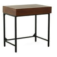 thumbnail image 3 of Carolina Classics Raleigh Rustic Top RTA Writing Desk in Chestnut/Black, 3 of 8
