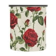 thumbnail image 2 of Red Rose Flower Airtight Coffee Bean Canister 17oz Food Storage Containers with Lids For Gournd, Tea, Sugar, Flour, Rice, Cereal, Candy Cookie Jar, 2 of 8