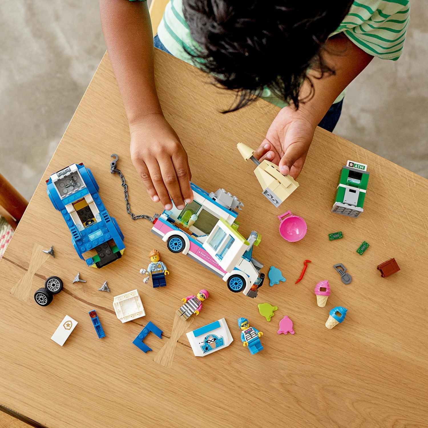 LEGO City Ice Cream Truck Police Chase 60314 Toy Building Kit (317 Pieces)