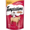Temptations Classic Dry Hearty Beef Flavor Treats for Adult Cats, 3 oz., Shelf Stable, Plastic Pouch