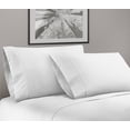 thumbnail image 1 of Greek Key Ultra Soft 1800 Series Egyptian Comfort 4 Piece Sheet Set (Queen, White), 1 of 3