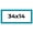 Blue Veneer, variant on 34x14 Frame Blue Rustic Barnwood Solid Wood Picture Frame Width 1.25 Inches | Interior Depth 0.5