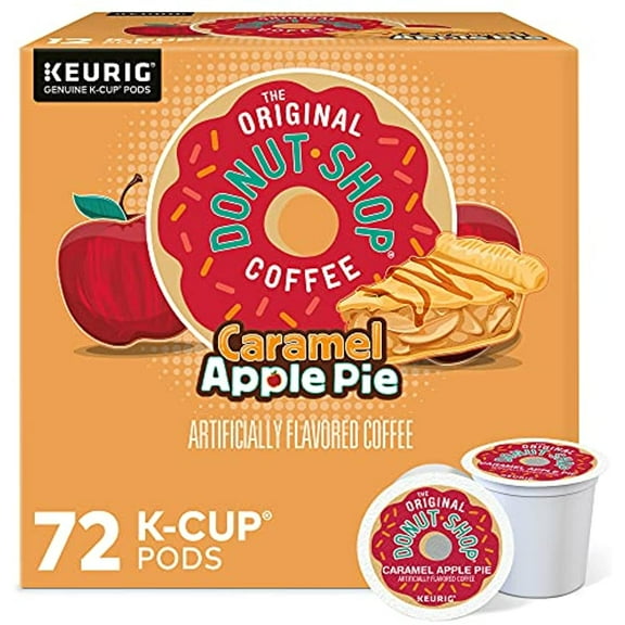 The Original Donut Shop Caramel Apple Pie Coffee, Keurig K-Cup Pod, Light Roast, 72 Count