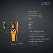 Elitech ILD-100H HVAC Refrigerant Leak Detector Heated Diode Sensor Life Halogen Freon Sniffer, Air Conditioning Detection, Automotive Gas Finder