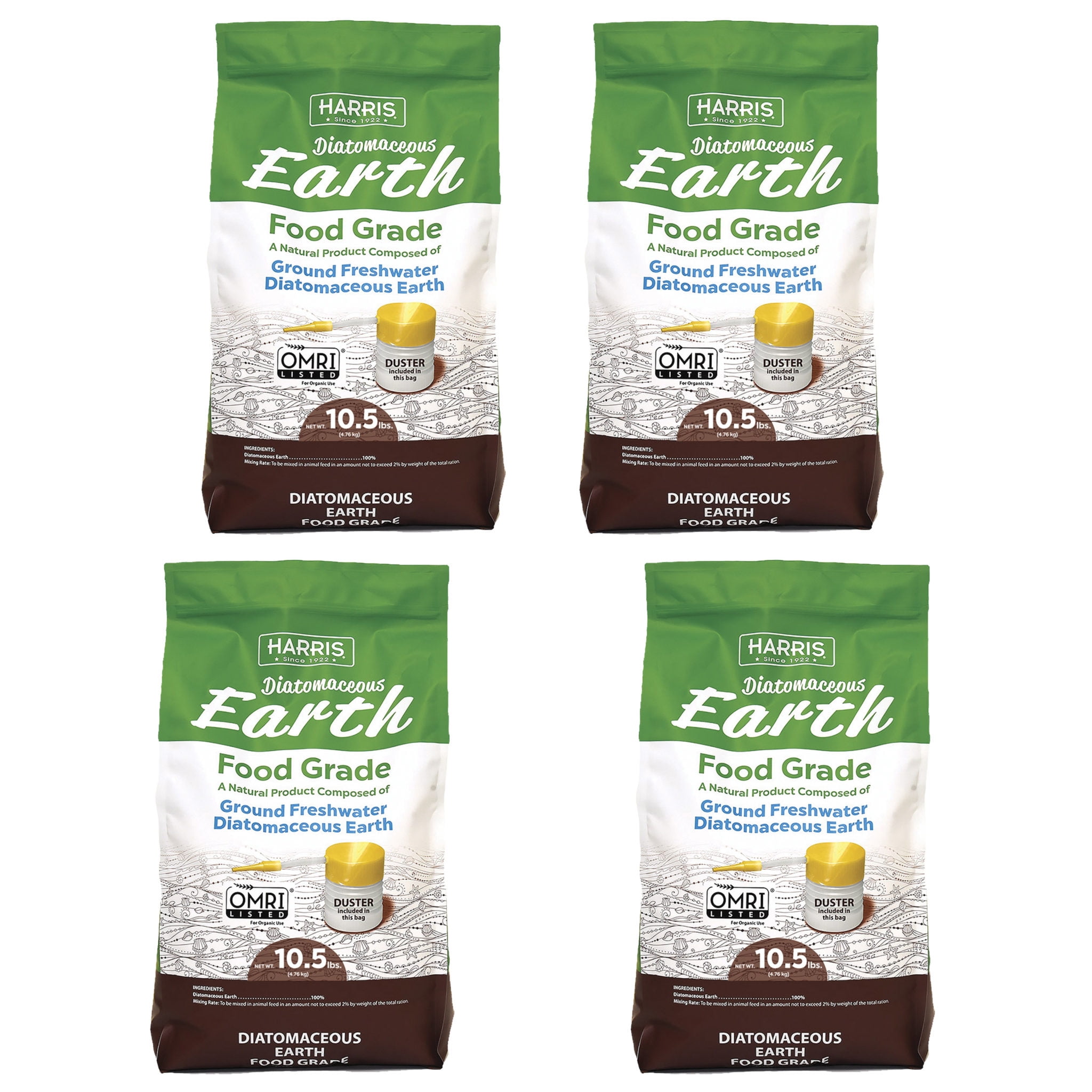 Harris Diatomaceous Earth Food Grade Kit 42 Lb Walmart Com Walmart Com