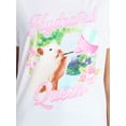 thumbnail image 4 of Hydrated Queen Women's Graphic Everyday Tee with Short Sleeves, Sizes XXS-XXL, 4 of 5