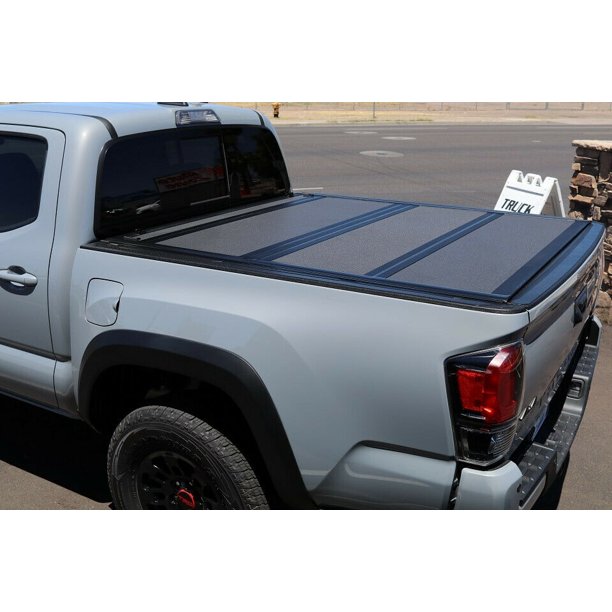 For 2005 2018 Toyota Tacoma 5 Short Bed Hard Folding Tonneau Cover Flat Top Walmart Com Walmart Com