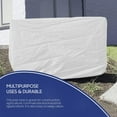 thumbnail image 5 of Tarps Now Waterproof Poly Tarps, (10’x20’), 12 Mil Heavy Duty Tarp - White, 5 of 8