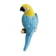 thumbnail image 4 of Estatua de pájaro en miniatura creativa para decoración de loros en el jardín o en el interior. Azul, 4 of 7