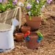 thumbnail image 5 of Maceta de rana de resina, única, decorativa y divertida para plantas de interior. Maceta creativa y para decoración de patio y jardín. Rojo, 5 of 7