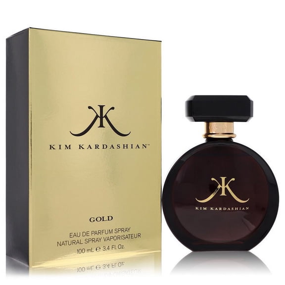 Kim Kardashian Gold by Kim Kardashian Eau De Parfum Spray 3.4 oz for Women - Brand New