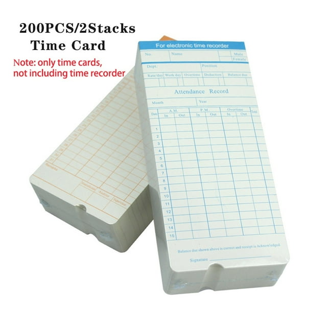 Electronic Time Recorder Employee Time Recording Attendance Machine Time Clock Recorder Attendance Time Card For Time Recorder ,Reliable Data Protection