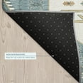 thumbnail image 5 of Addison Rugs Chantille Indoor/Outdoor Traditional Global Teal Machine Washable Round Rug, 8' x 8', 5 of 8