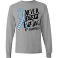 thumbnail image 3 of Inktastic Never Stop Fighting ALS Awareness Long Sleeve T-Shirt, 3 of 5