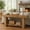 Brown2, variant on 63-Inch Farmhouse Console Table, Natural Brown Narrow Sofa Table Behind Couch With Hidden Hardware, Sturdy MDF Top For Living Room, Entryway, Hallway, Foyer