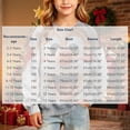thumbnail image 3 of Nekdswn Kids Christmas Sweatshirt Ugly Xmas Santa Graphic Hooded Pullover Drop Shoulder Long Sleeve Top Warm Fleece Lined Winter Holiday, 3 of 9