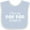 Blue and White, variant on Inktastic I Love My Pop Pop with Hearts Boys or Girls Baby Bib